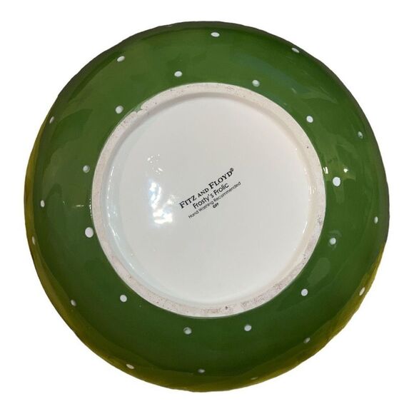 Fitz and Floyd Frosty’s frolic bowl - Picture 4 of 4